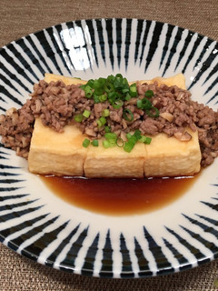 揚げ出し豆腐のそぼろ餡かけ-レシピのメイン写真