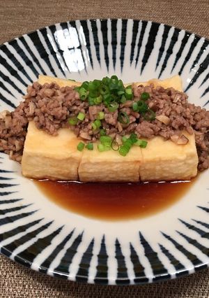 揚げ出し豆腐のそぼろ餡かけ-レシピのメイン写真