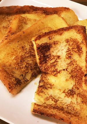 卵・牛乳不使用！甘くないフレンチトースト-レシピのメイン写真