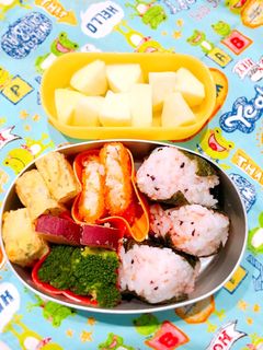 幼稚園お弁当 3歳1ヶ月①-レシピのメイン写真