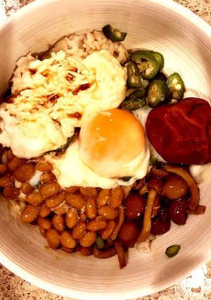温玉の梅ぼしねばとろごはん-レシピのメイン写真