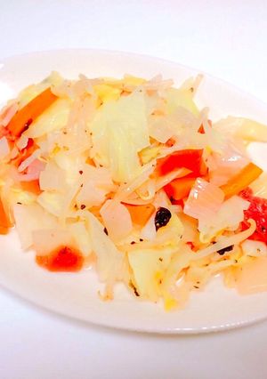 やみつき☆さっぱり梅入り温野菜-レシピのメイン写真