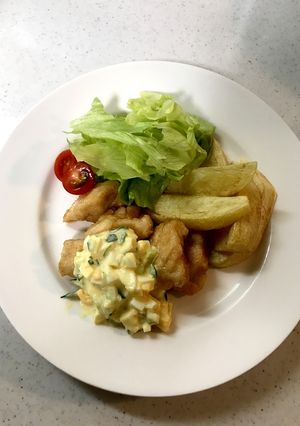 とりむね肉の甘酢タレ タルタルソース添え-レシピのメイン写真