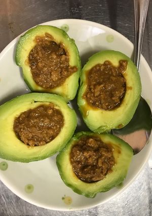 アボガドON蒸しウニのわさび醤油和え-レシピのメイン写真