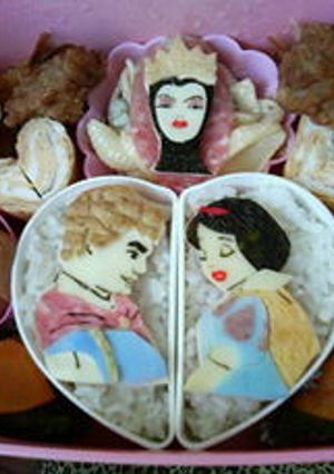 キャラ弁・白雪姫弁当-レシピのメイン写真