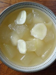 冬瓜と生姜の葛餡スープで芯から暖まろう-レシピのメイン写真