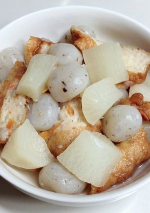 白だしで簡単!大根とこんにゃくの煮物-レシピのメイン写真