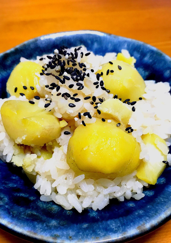 簡単！美味しい ほくほく栗ご飯-レシピのメイン写真