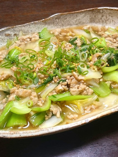 健康!『チンゲン菜と白菜の生姜あんかけ』-レシピのメイン写真