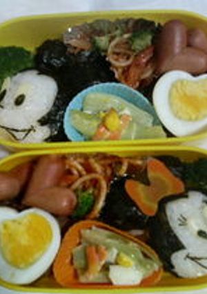 キャラ弁・ミキミニ弁当-レシピのメイン写真