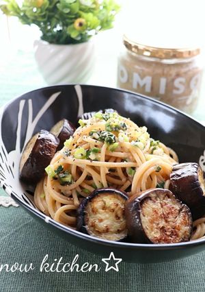 秋なすがジューシー☆ねぎ味噌パスタ-レシピのメイン写真