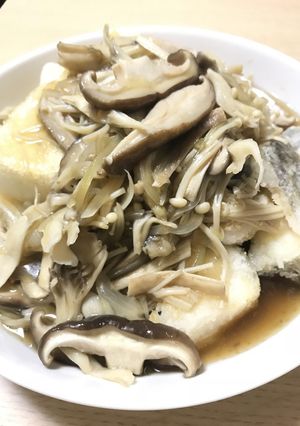 揚げ豆腐と鱈のきのこあんかけ-レシピのメイン写真