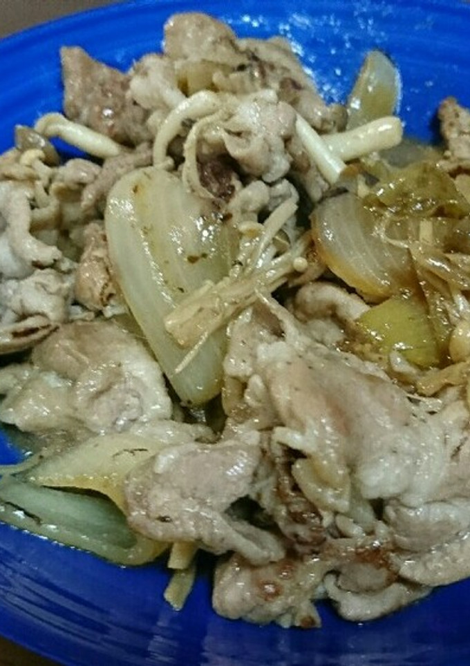 キノコと玉ねぎの生姜焼き-レシピのメイン写真
