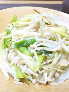 えのきとネギのバター炒め-レシピのメイン写真