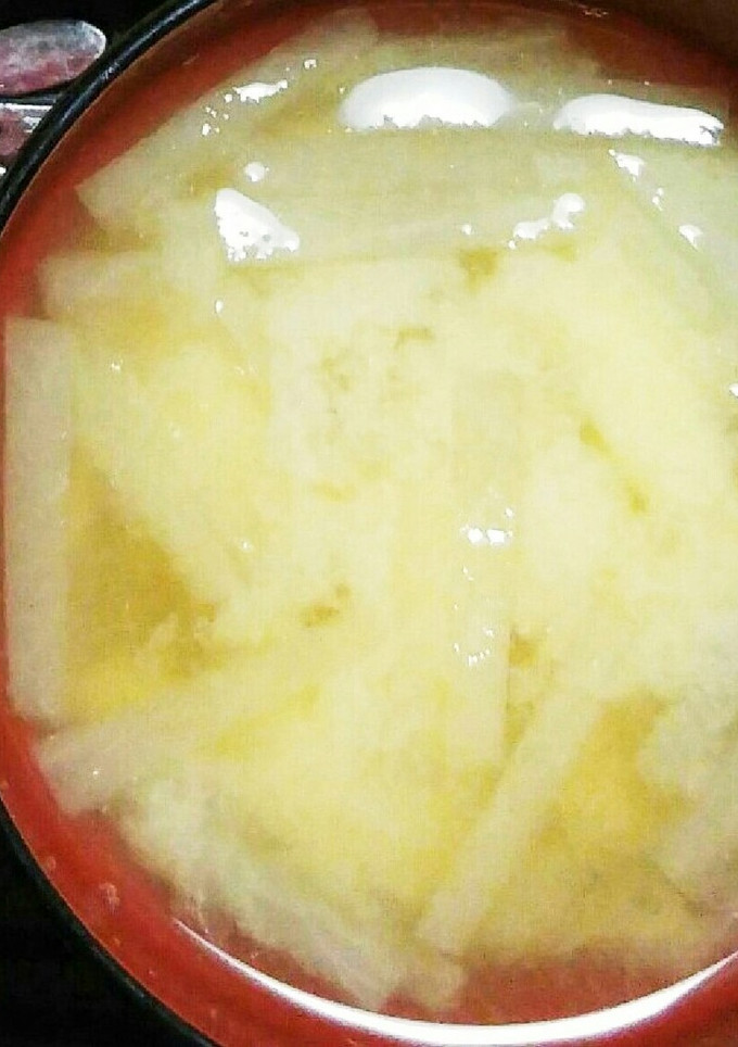 簡単！大根とじゃがいものお味噌汁☆-レシピのメイン写真