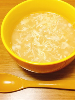 健康朝食!甘酒ともち麦の食べるスープ-レシピのメイン写真