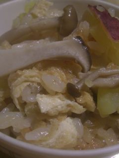 きのことさつま芋の炊き込みご飯-レシピのメイン写真