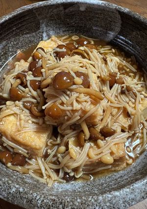【簡単副菜】厚揚げのなめ茸煮-レシピのメイン写真