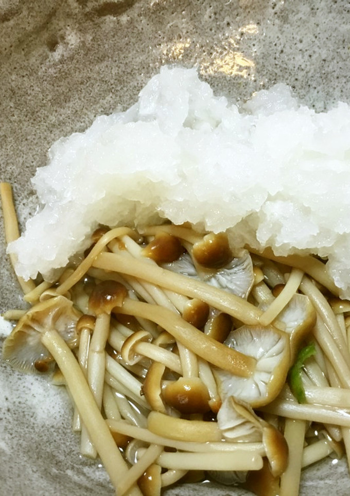 敬老の日に山茶茸のおろし和-レシピのメイン写真