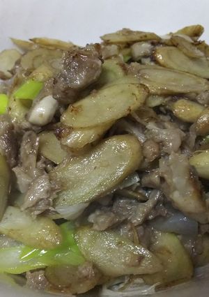中華美味・牛蒡と豚挽き肉のきんぴら炒め-レシピのメイン写真