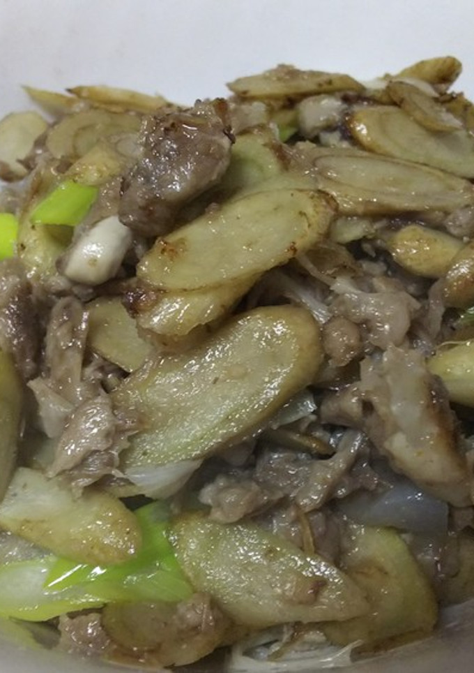 中華美味・牛蒡と豚挽き肉のきんぴら炒め-レシピのメイン写真