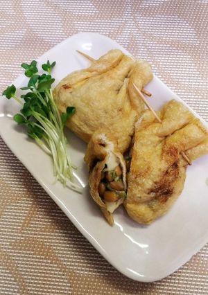 納豆の袋焼き-レシピのメイン写真
