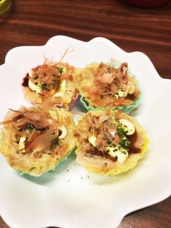 お弁当に☆簡単!レンジで作るお好み焼き-レシピのメイン写真