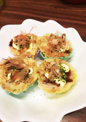 お弁当に☆簡単！レンジで作るお好み焼き-レシピのメイン写真