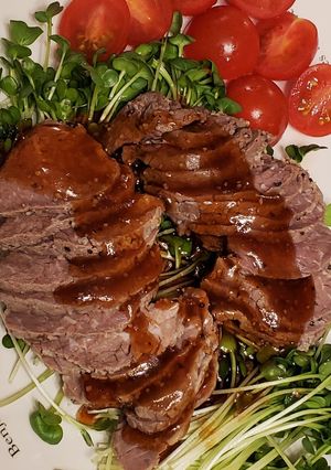 アムウェイのお鍋とIRのローストビーフ-レシピのメイン写真