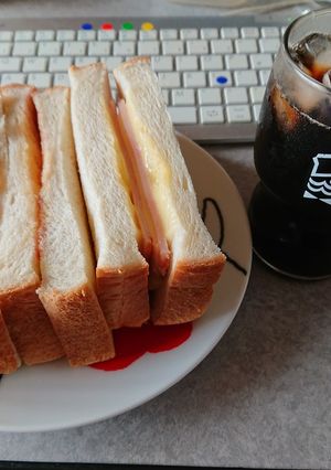 朝のスタートはタマネギのテリヤキトースト-レシピのメイン写真