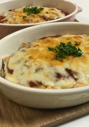 お煎餅deミートドリア-レシピのメイン写真