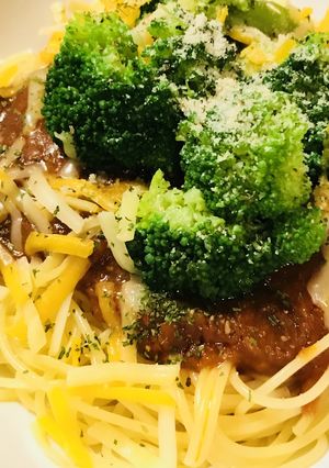 レトルトパスタの具☆ブロッコリー&チーズ-レシピのメイン写真