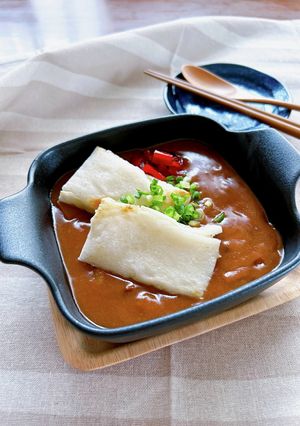 お餅の消費に★我が家の簡単カレー餅-レシピのメイン写真