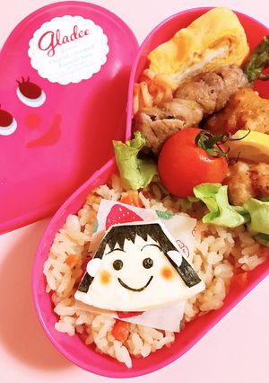 キャラ弁♡6Pチーズdeちびまる子ちゃん-レシピのメイン写真