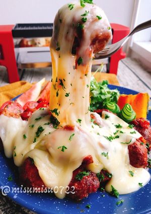 ラクレットチーズとろーりミートボール-レシピのメイン写真
