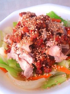 胡麻ダレで野菜たっぷり-レシピのメイン写真