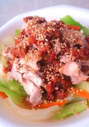 胡麻ダレで野菜たっぷり-レシピのメイン写真