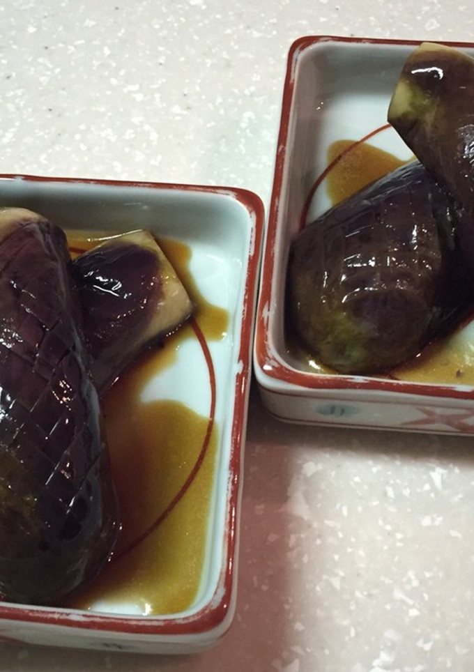 茄子の揚げない揚げ浸し 中華風-レシピのメイン写真