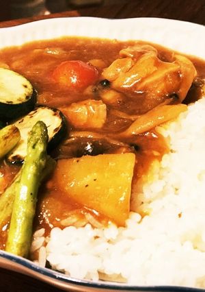 彩り鮮やか季節野菜のチキン旨味カレー-レシピのメイン写真