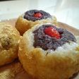 イチゴ入りきな粉おはぎ