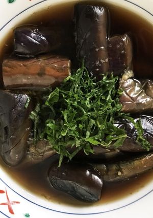 オイルフリーダイエット 茄子の煮浸し-レシピのメイン写真