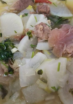 リメイク・牛すじと大根とパクチーのスープ-レシピのメイン写真