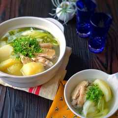 A picture of 風邪予防！撃退に！＊鶏じゃがネギ鍋＊.