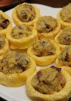 甘さ控えめ✨スイートポテトアップルタルト-レシピのメイン写真