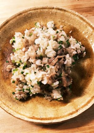 5分で、なんちゃってステーキライス-レシピのメイン写真