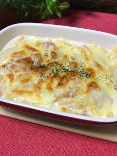 牛乳使い切り☆ベーコンマカロニグラタン☆-レシピのメイン写真