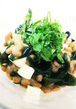 納豆わかめっチーズ-レシピのメイン写真