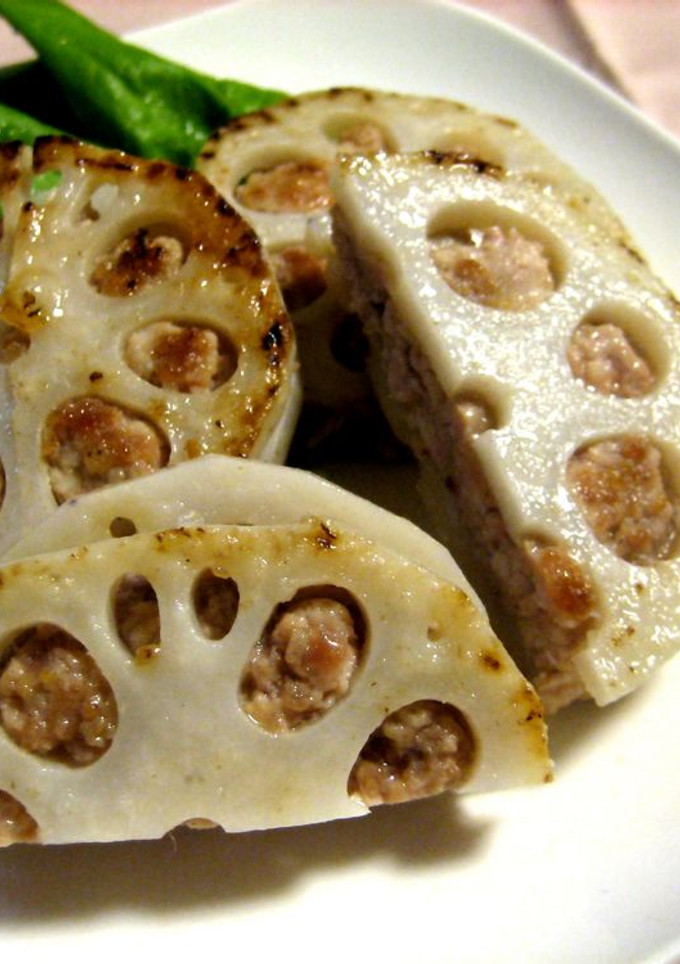 もっちりれんこんのはさみ焼き-レシピのメイン写真