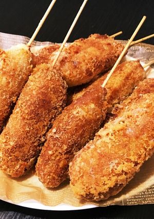 簡単！チーズハットグ★食べ比べ-レシピのメイン写真