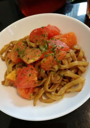 焼きそばトマトのせ✨-レシピのメイン写真